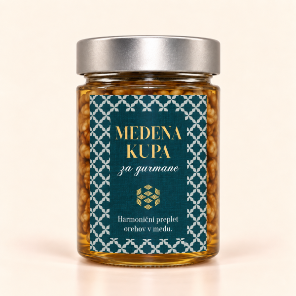 Orehi v medu "Medena kupa za gurmane"