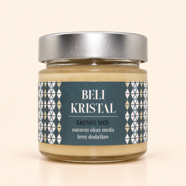 Kremni med "Beli kristal"