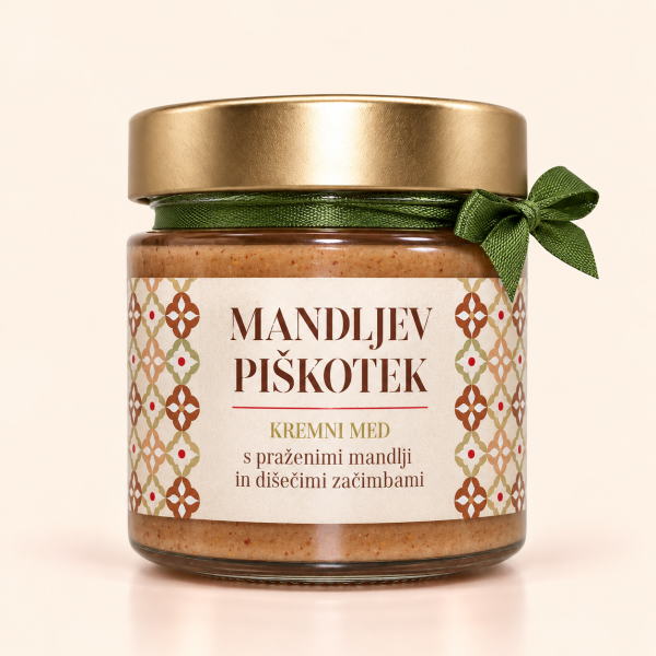 Kremni med "Mandljev piškotek" ala Speculaas