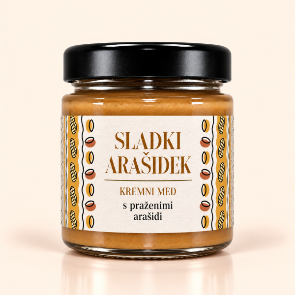 Kremni med "Sladki arašidek"