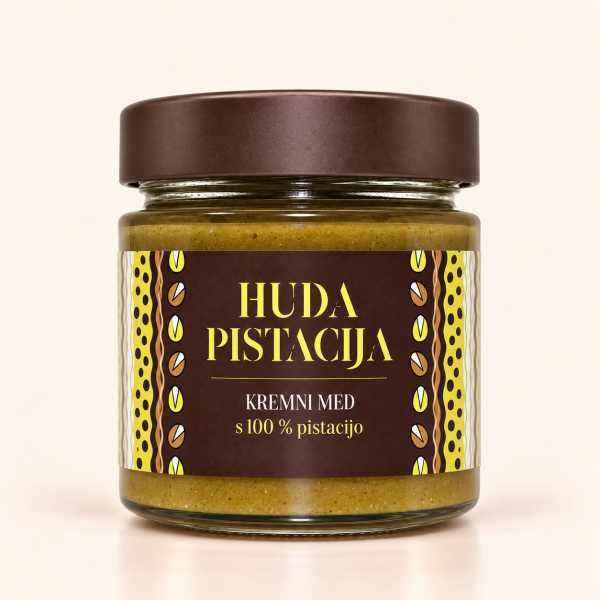 Kremni med "Huda pistacija"